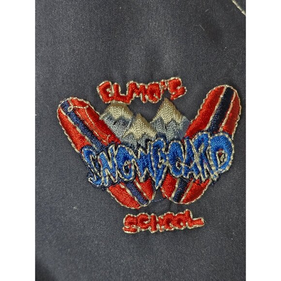 VTG Baby Toddler Sesame Street Elmo Fleece Lined Warm Overalls 18 Months Unisex - Picture 3 of 13